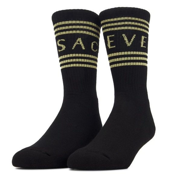 Versace Black Crew Socks - Picture 3 of 7